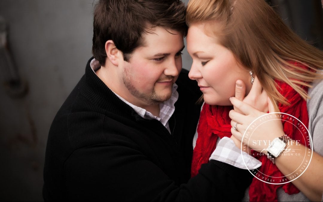 An Urban Winter Engagement – Kelsey & Mike