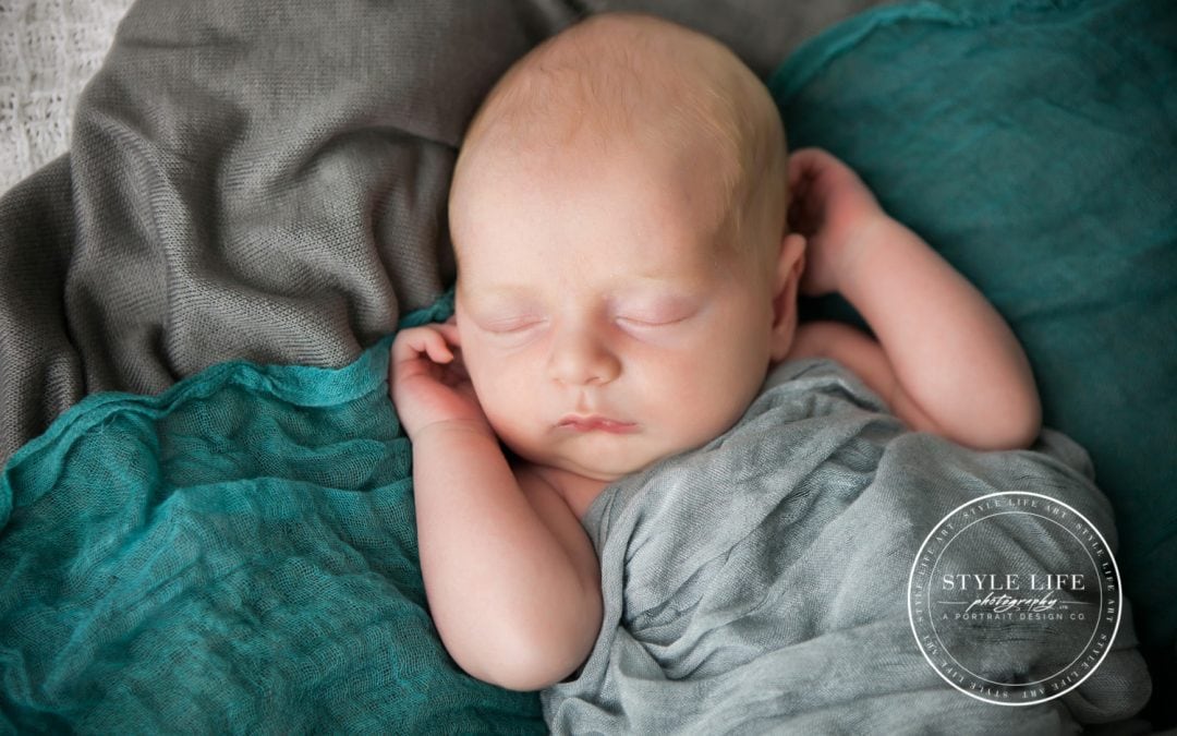 Newborn Session – A Blonde Baby Boy